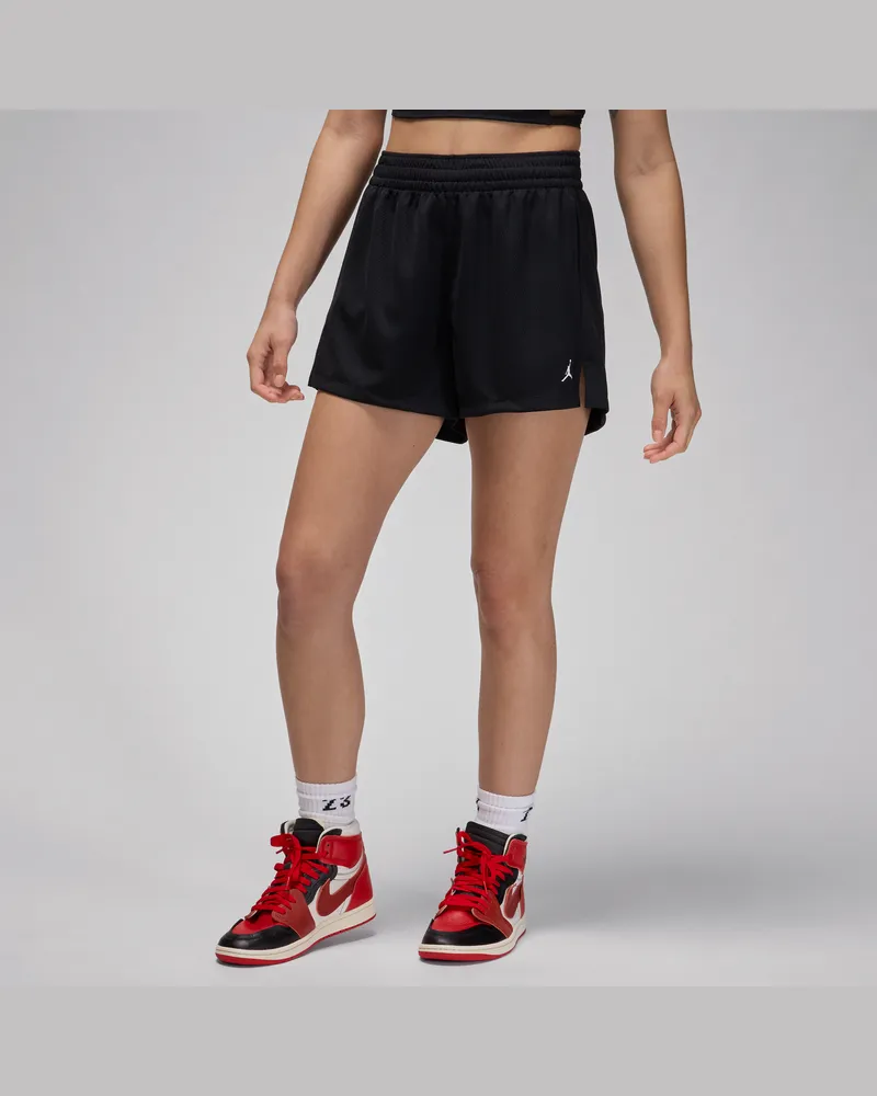 Jordan Sport Mesh-Shorts für Damen - Schwarz Schwarz