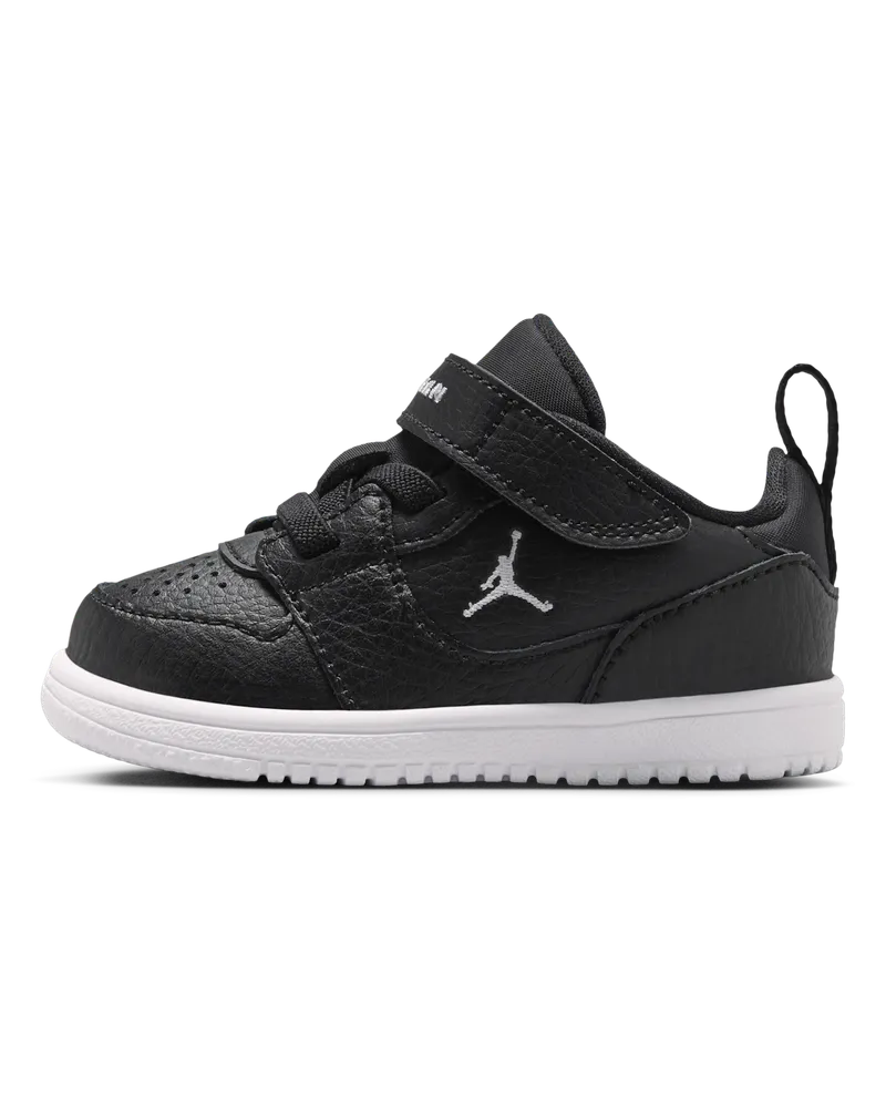 Jordan Court Connect Low Schuhe für Babys und Kleinkinder - Schwarz Schwarz