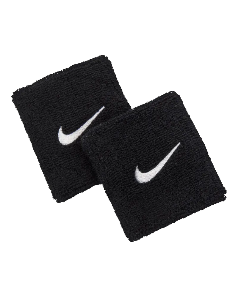 Nike Swoosh Classic Armbänder (2er-Pack) - Schwarz Schwarz