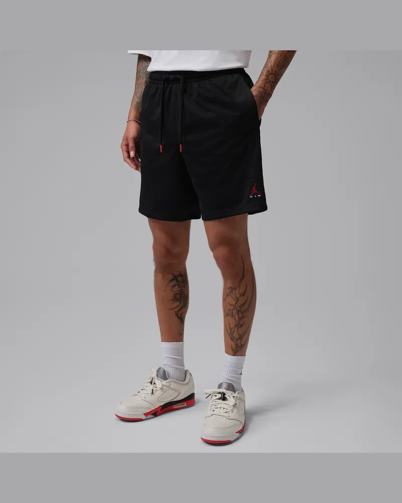 Jordan Brooklyn Mesh-Shorts (Herren) - Schwarz Schwarz