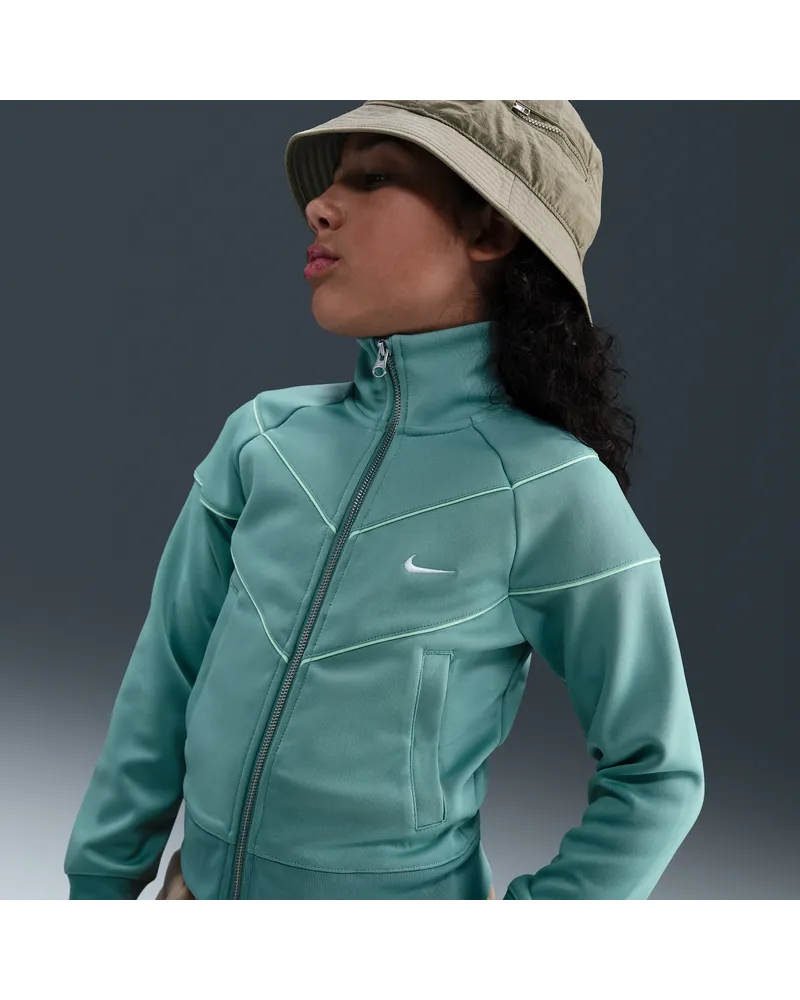 Nike Trainingsjacke aus Strickmaterial (ältere Kinder, Mädchen) - Grün Grün
