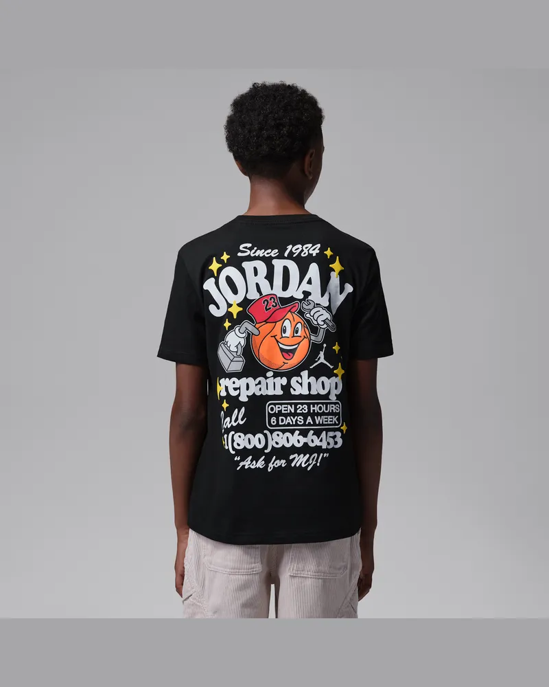 Jordan MJ's Repair Shop T-Shirt (ältere Kinder) - Schwarz Schwarz