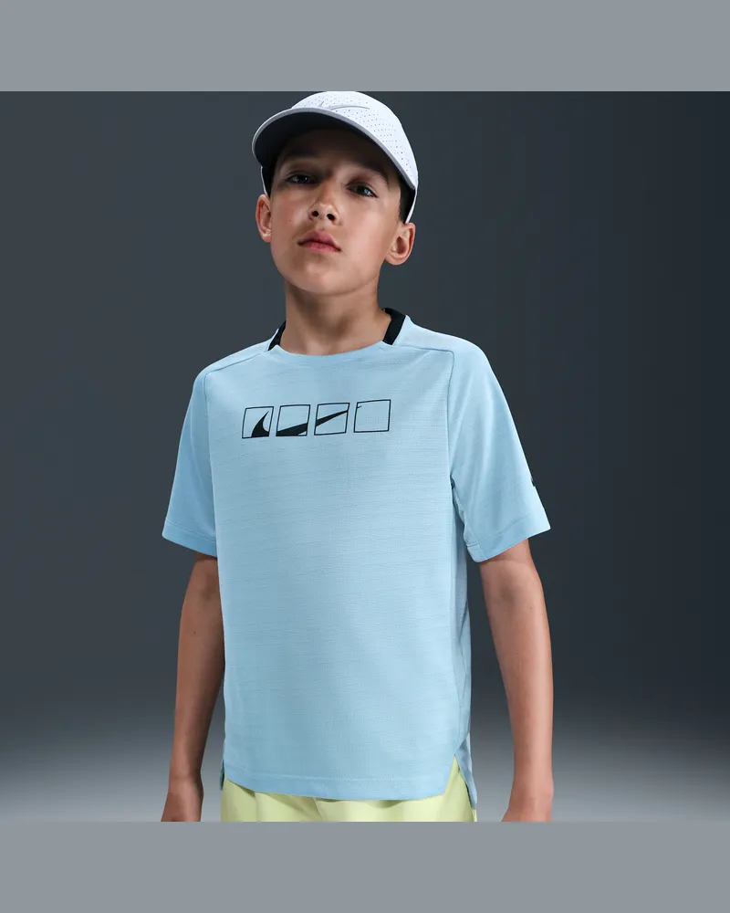 Nike Multi Tech Dri-FIT Kurzarmshirt für ältere Kinder (Jungen) - Blau Blau