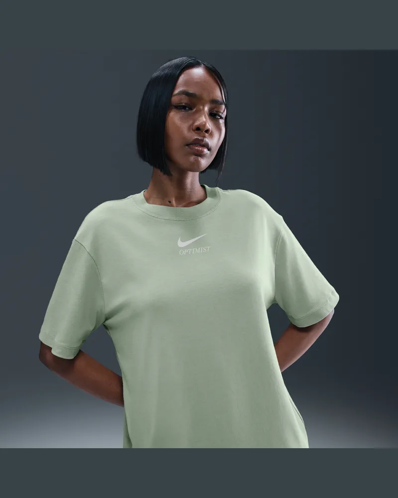 Nike Sportswear Damen-T-Shirt - Grün Grün