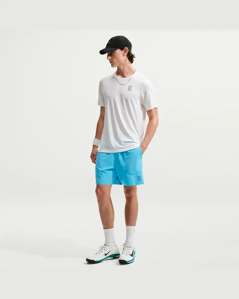Nike Court Advantage Dri-FIT-Tennisshorts (ca. 15,5 cm) - Blau Blau