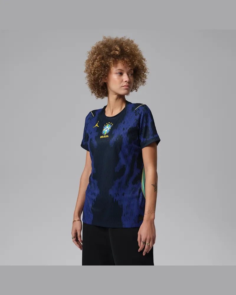 Jordan Brasilien 2026 Match Away  Aero-FIT Authentic Fußballtrikot (Damen) - Blau Blau