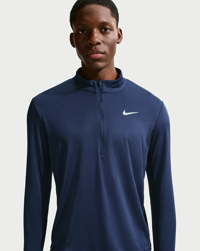 Nike Pacer Dri-FIT-Laufoberteil mit Halbreißverschluss für Herren - Blau Blau