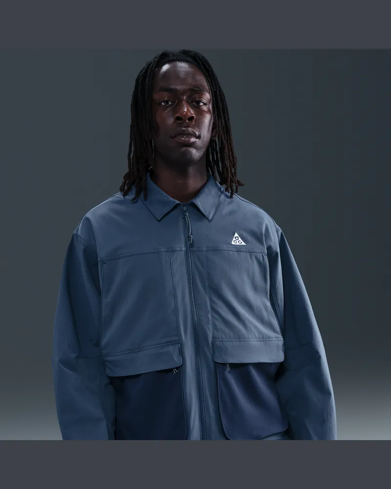Nike ACG "Smith Summit" UV-Jacke (Herren) - Blau Blau