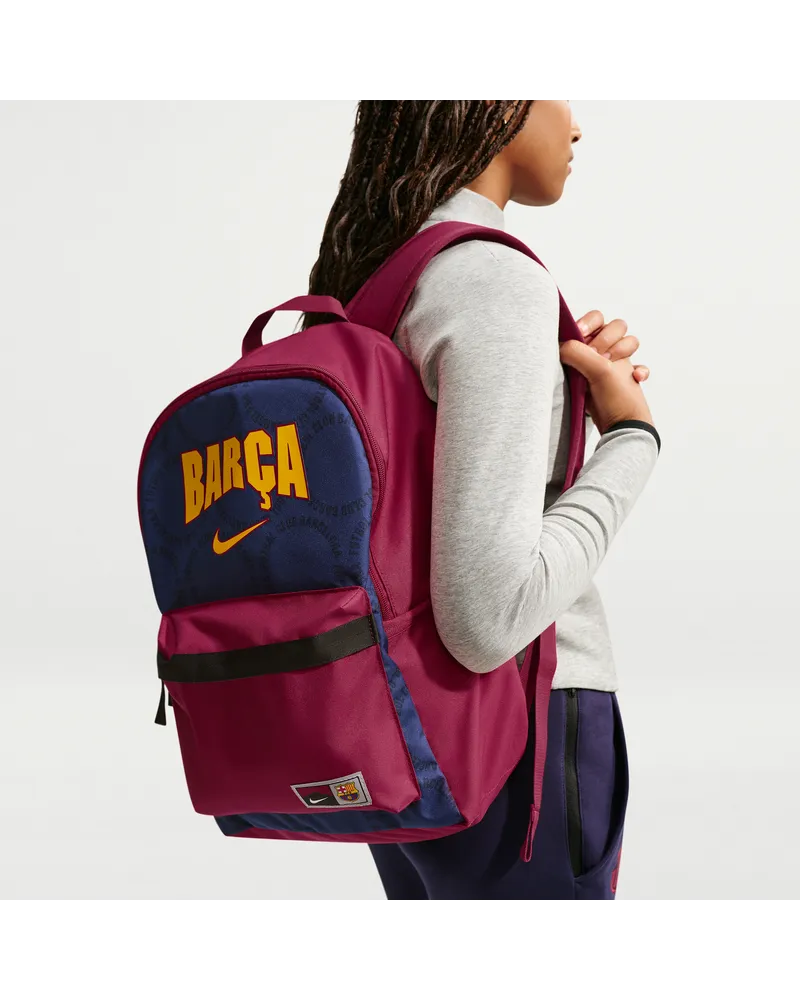 Nike FC Barcelona 25/26  Heritage Rucksack - Rot Rot