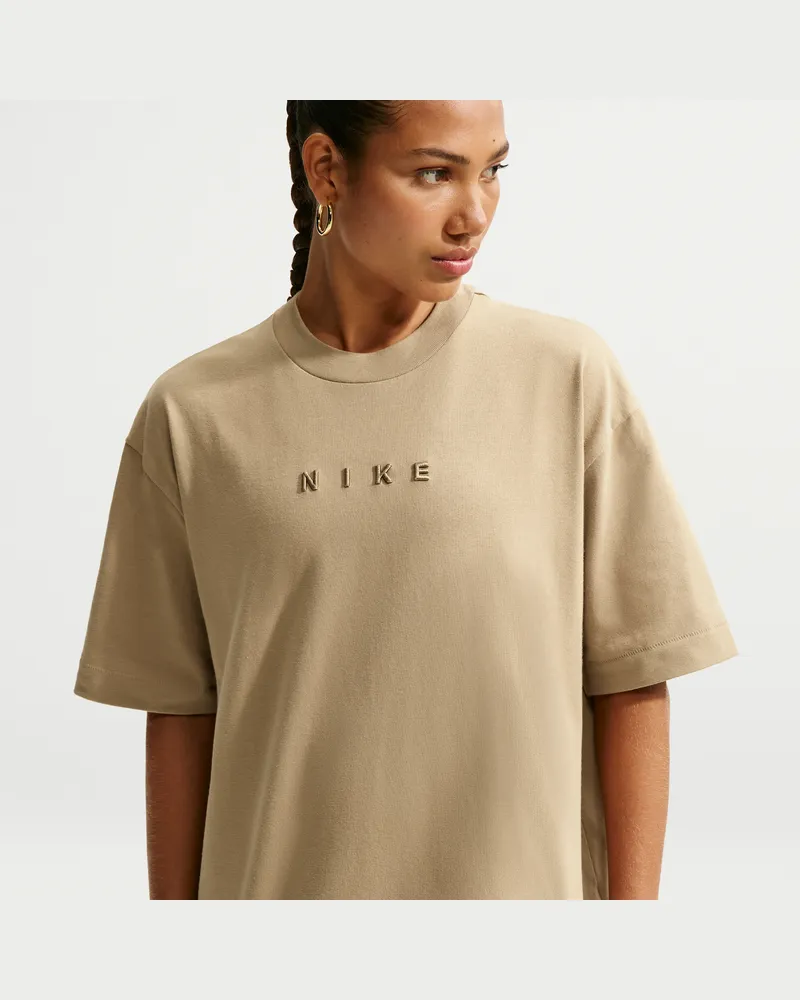 Nike Oversize-T-Shirt (Damen) - Braun Braun