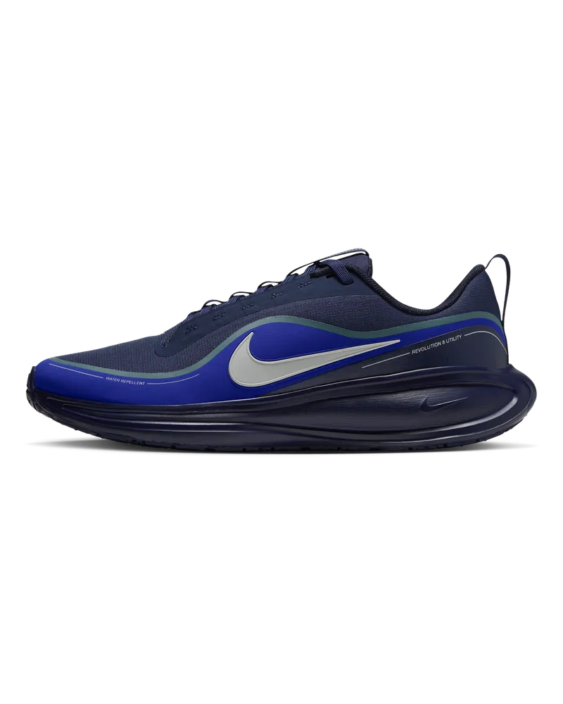 Nike Revolution 8 Utility Straßenlaufschuh (Herren) - Blau Blau