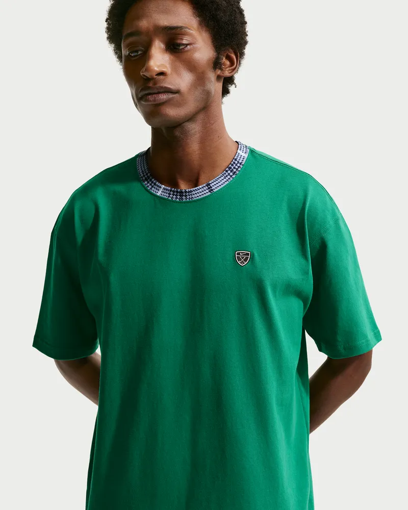 Nike Tartan weites Golfoberteil (Herren) - Grün Grün