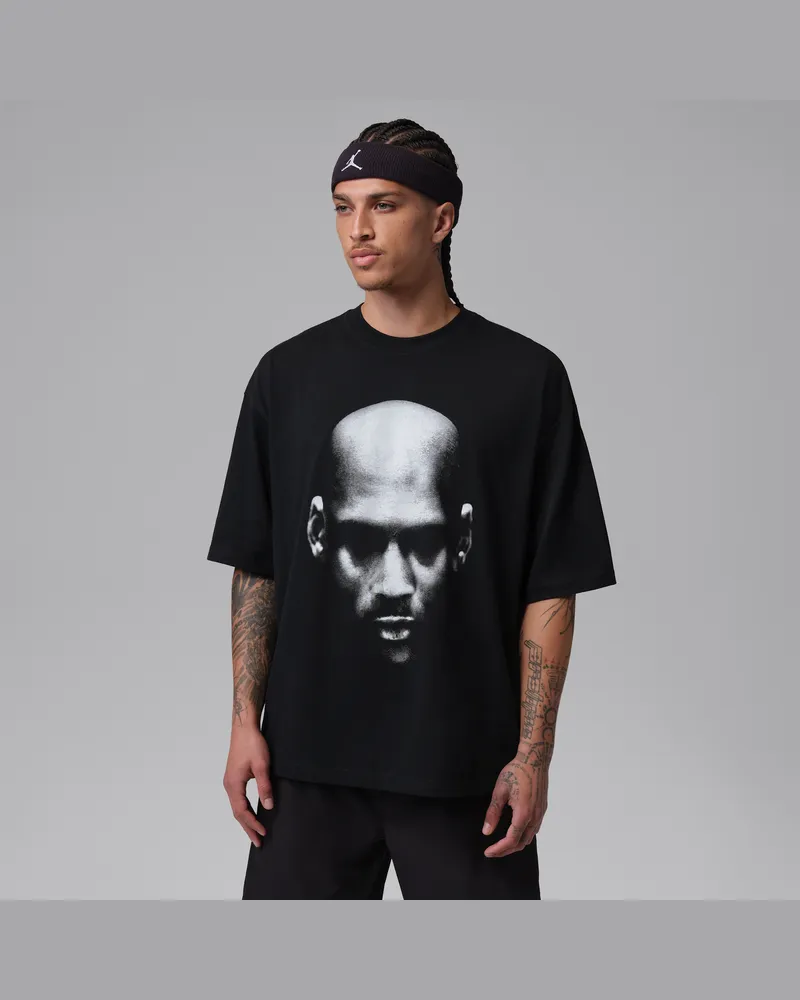 Jordan Dri-FIT Sport Herren-T-Shirt mit Grafik - Schwarz Schwarz