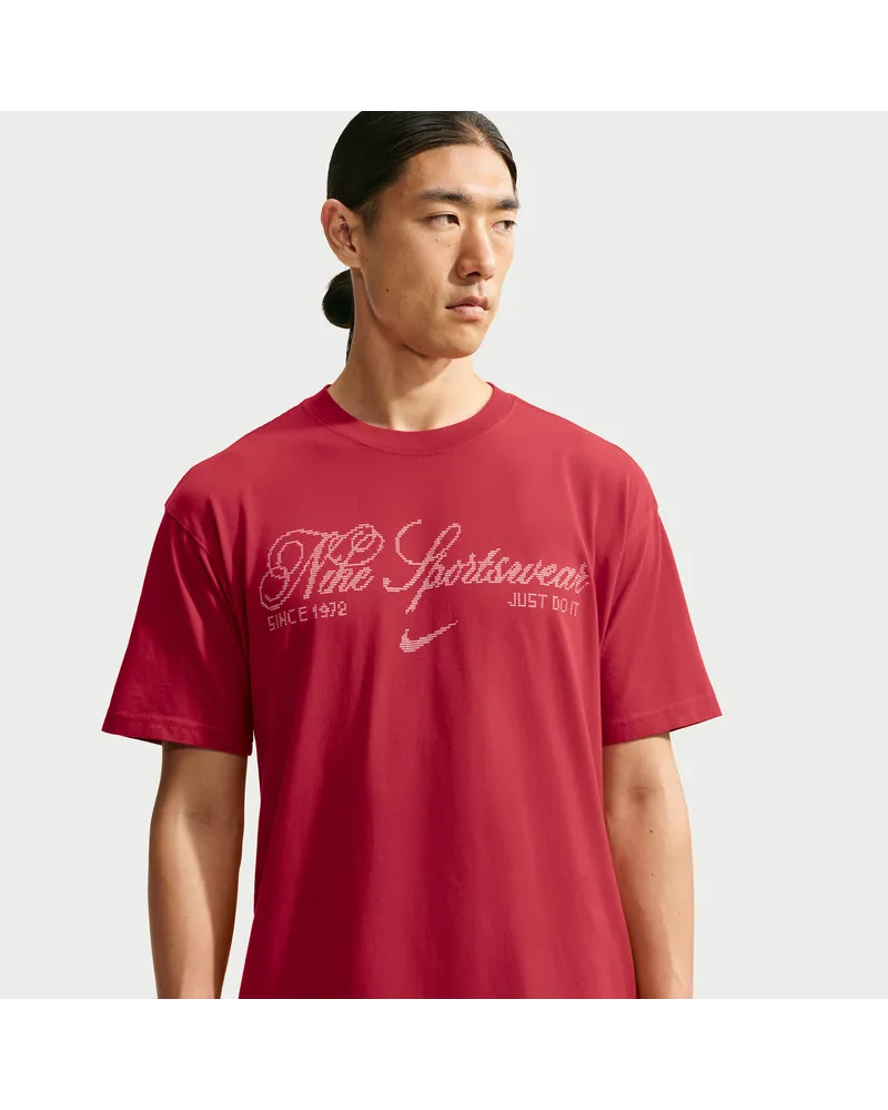 Nike T-Shirt (Herren) - Rot Rot