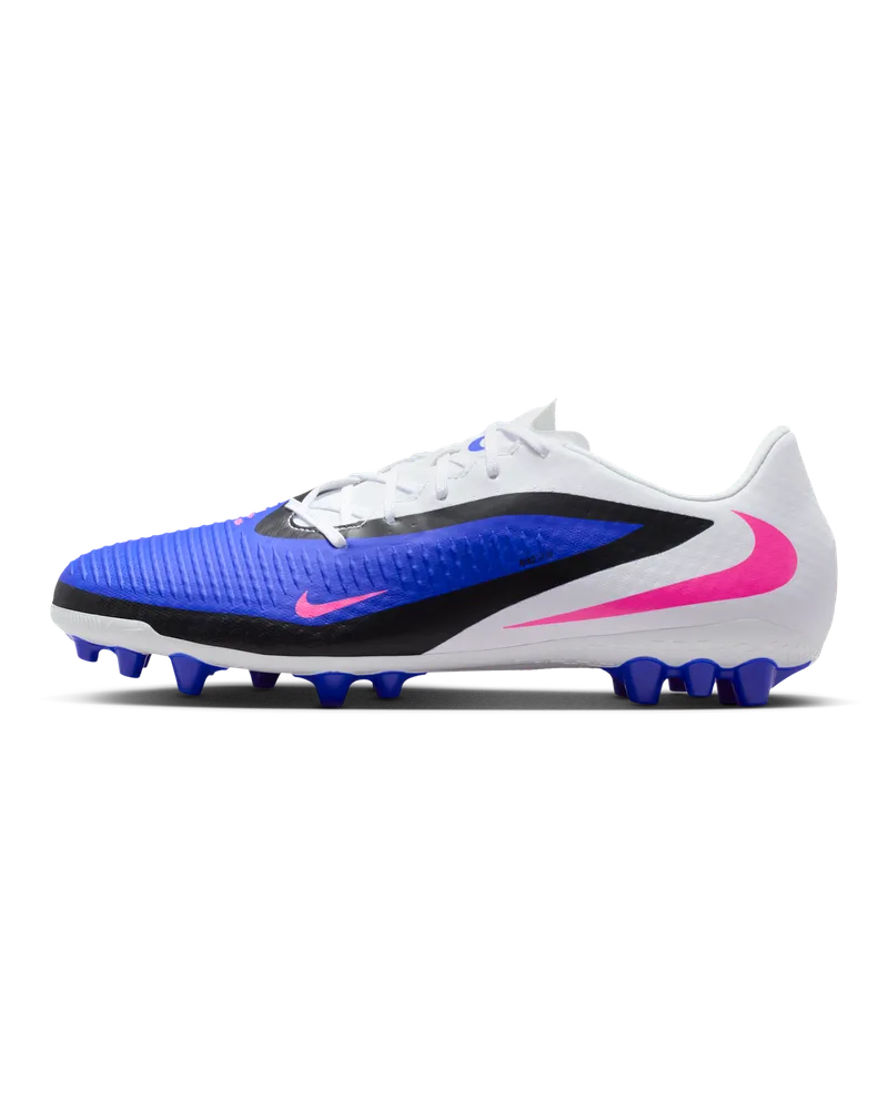 Nike Phantom 6 Low Academy Fußballschuh für Kunstrasen - Blau Blau