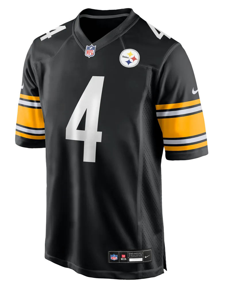 Nike DK Metcalf Pittsburgh Steelers  NFL Spieltrikot (Herren) - Schwarz Schwarz