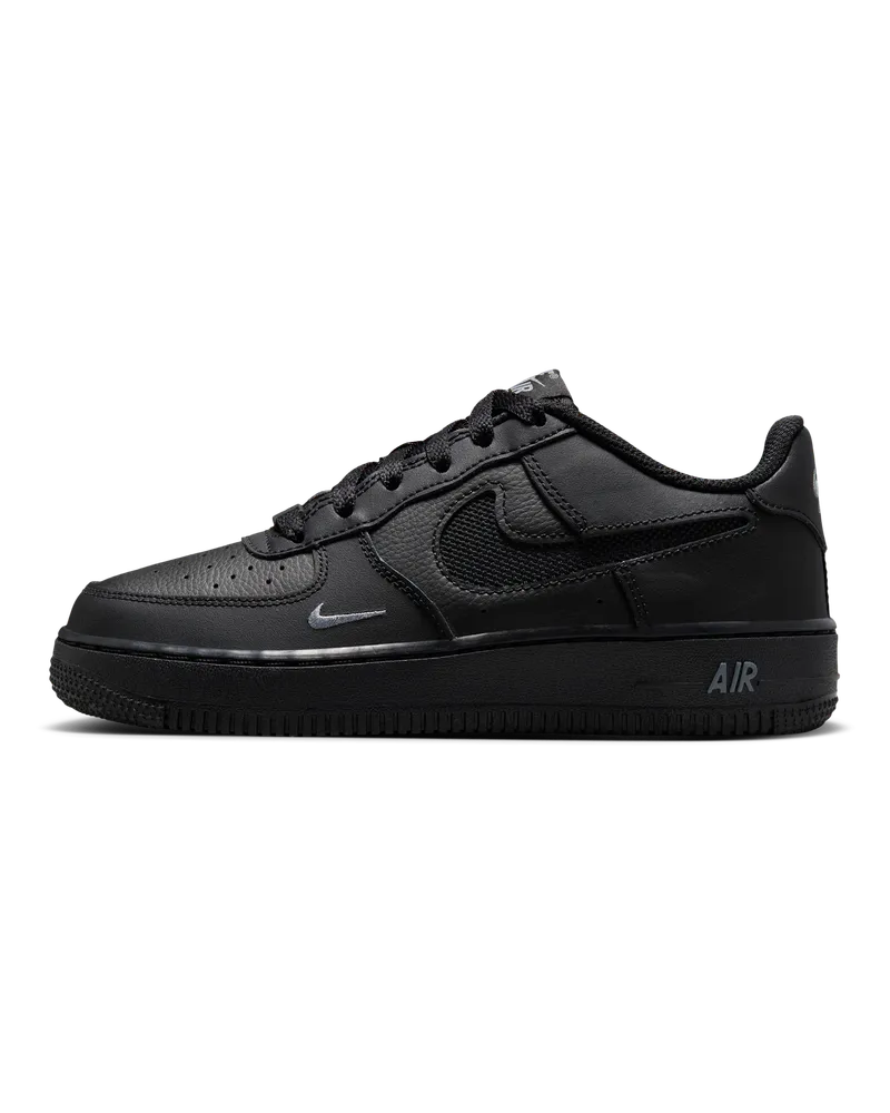 Nike Air Force 1 LV8 Schuh (ältere Kinder) - Schwarz Schwarz
