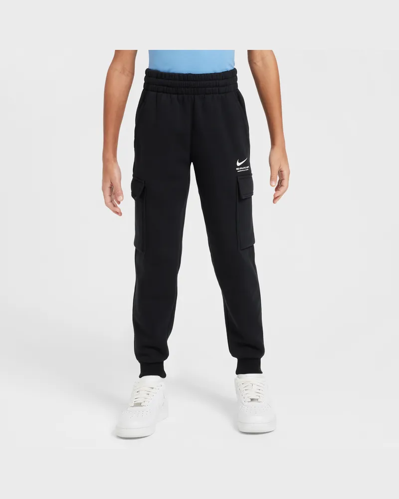Nike Fleece-Cargohose (ältere Kinder) - Schwarz Schwarz