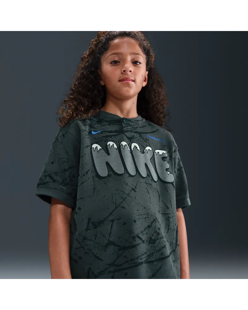 Nike SB Dri-FIT Skateboard-Trikot (ältere Kinder, Jungen) - Grau Grau