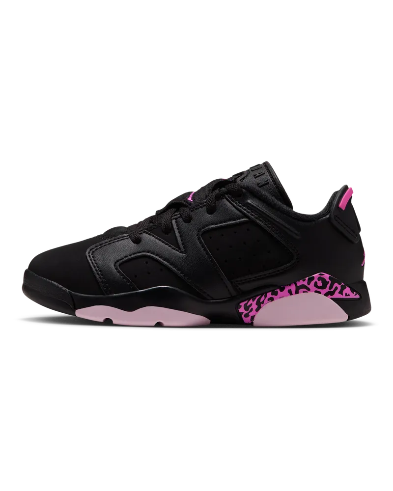 Jordan 6 Retro Low Schuh (jüngere Kinder) - Schwarz Schwarz
