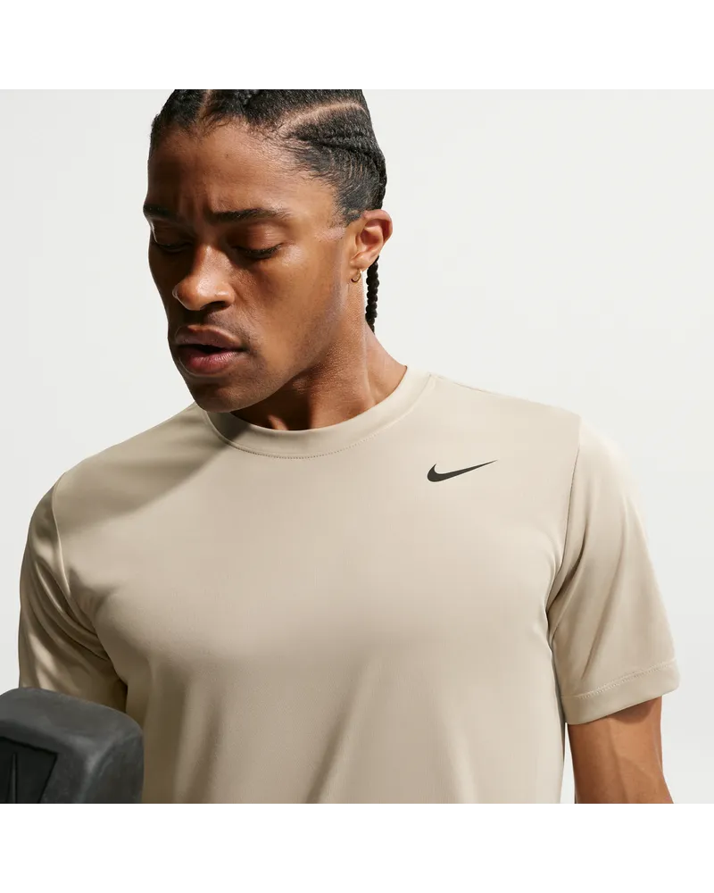 Nike Dri-FIT Trainings-T-Shirt (Herren) - Braun Braun