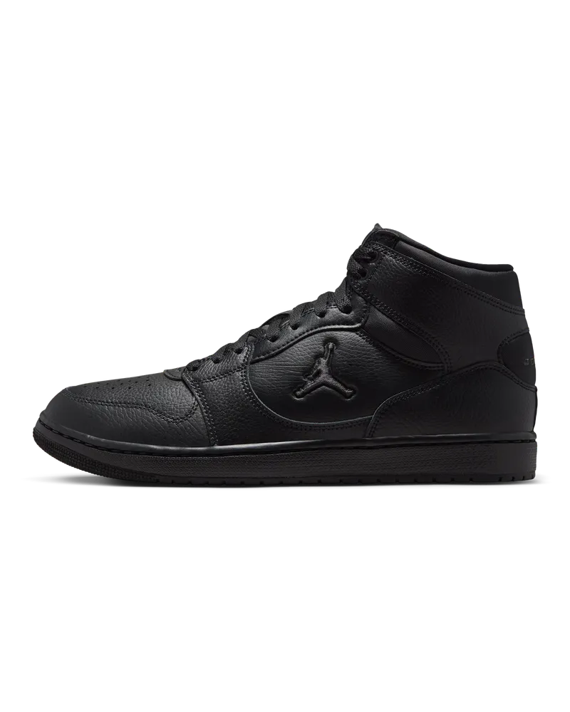 Jordan Court Connect Mid Herrenschuhe - Schwarz Schwarz