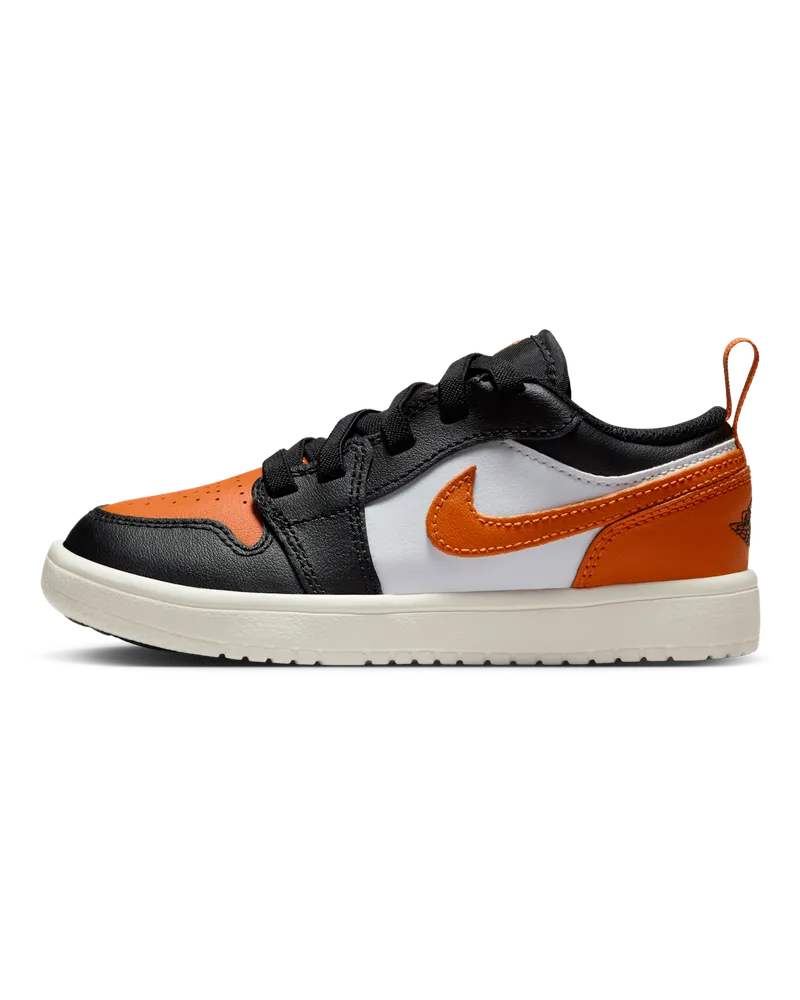 Jordan 1 Low Alt Schuh für jüngere Kinder - Schwarz Schwarz