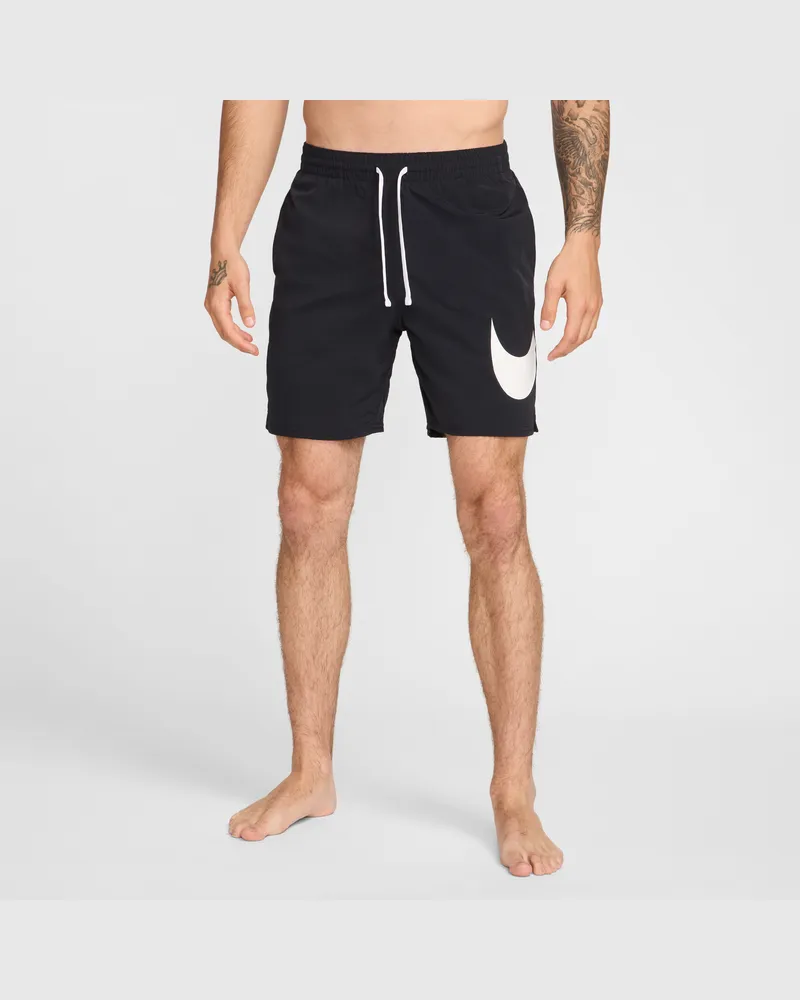 Nike Swim Volley-Shorts für Herren (ca. 18 cm) - Schwarz Schwarz