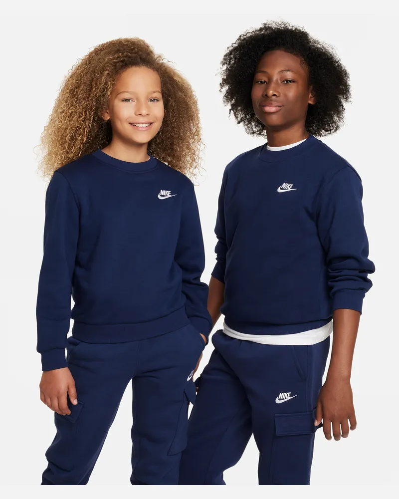 Nike Sportswear Club Fleece Sweatshirt für ältere Kinder - Blau Blau