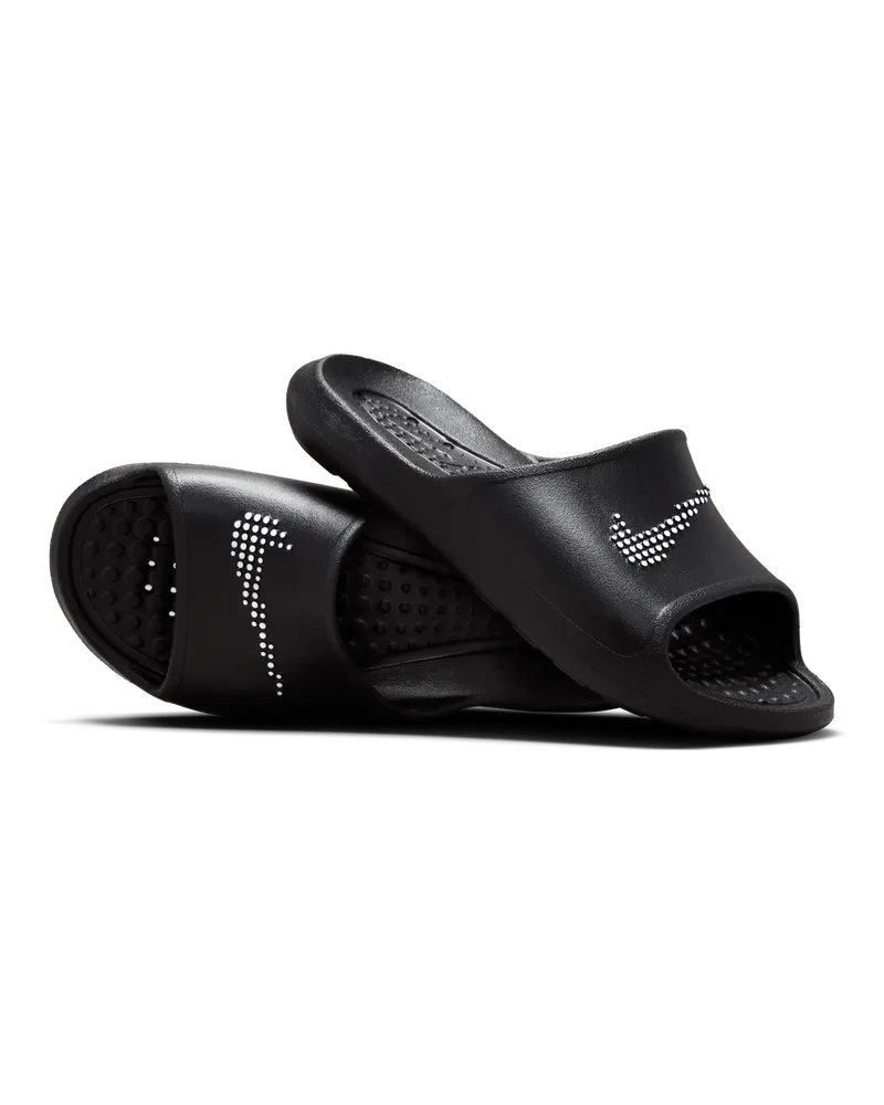 Nike Victori One Damen-Badeslipper - Schwarz Schwarz