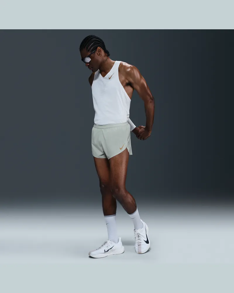 Nike AeroSwift x Jakob Laufshorts mit Dri-FIT-ADV-Technologie (5 cm) (Herren) - Grau Grau