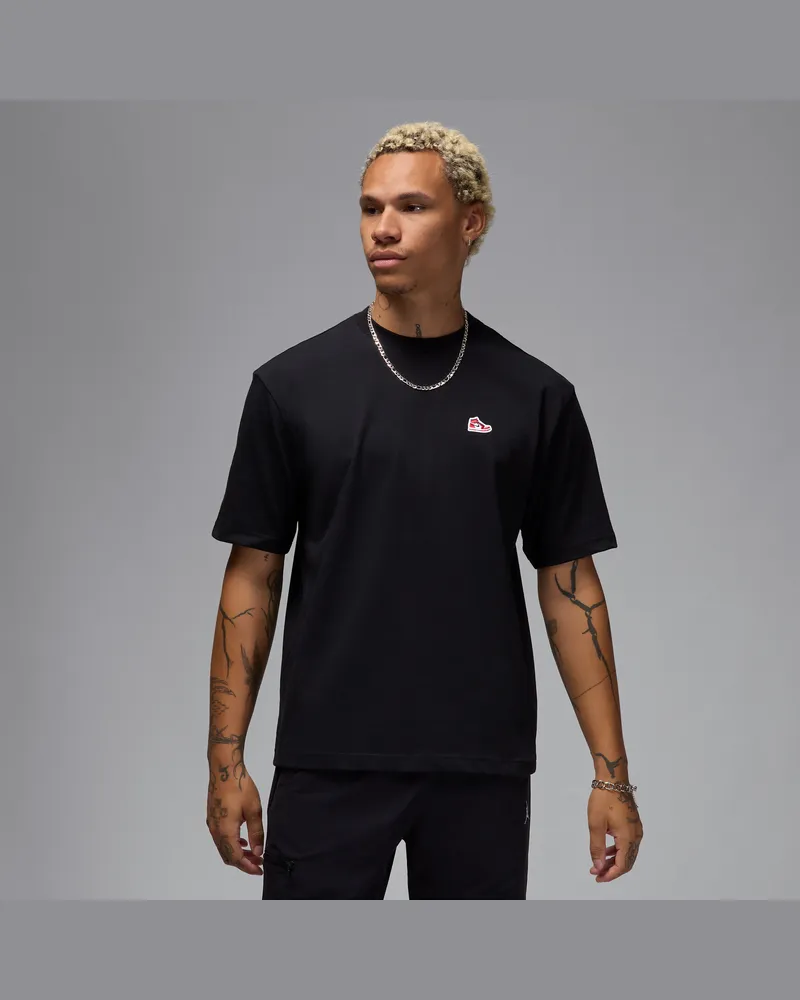 Jordan Brand Sneaker-T-Shirt mit Patch (Herren) - Schwarz Schwarz