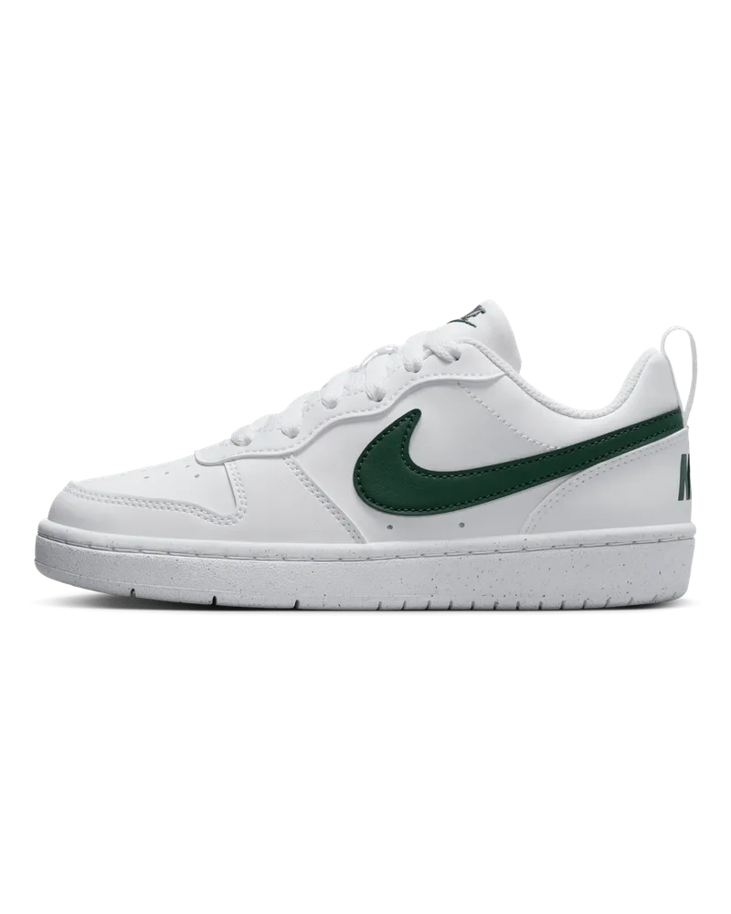 Nike Court Borough Low Recraft Schuh für ältere Kinder - Weiß Weiß