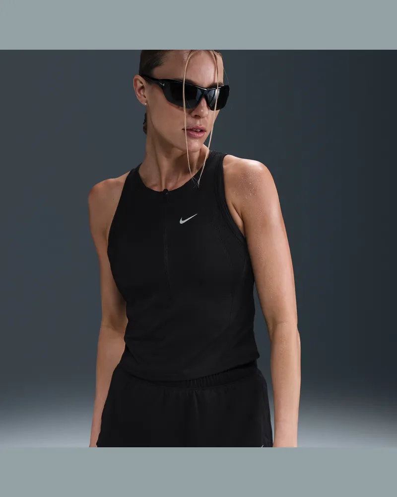 Nike Dri-FIT Singlet (Damen) - Schwarz Schwarz