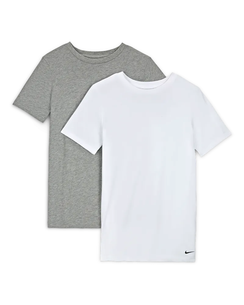 Nike Unterhemd mit Rundhalsausschnitt (ältere Kinder) (2er-Pack) - Weiß Weiß