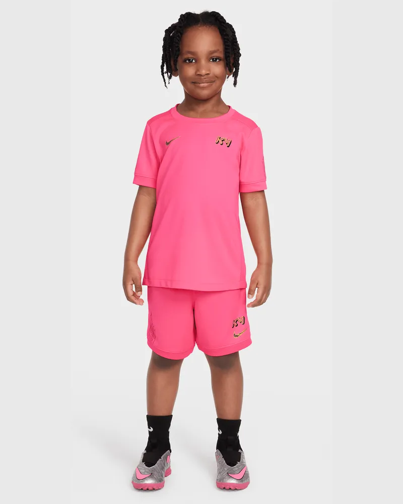 Nike Dri-FIT Kylian Mbappé ACD25 Set aus Kurzarmoberteil und Shorts (jüngere Kinder) - Pink Pink