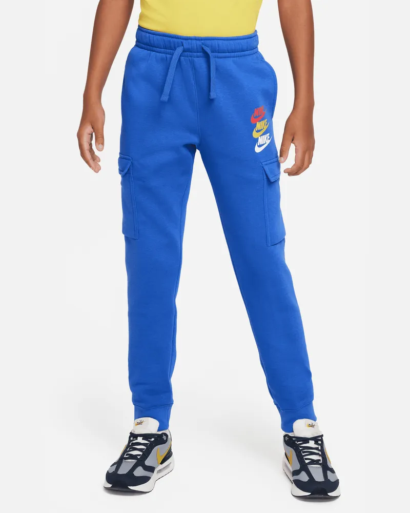 Nike Standard Issue Fleece-Cargohose für ältere Kinder (Jungen) - Blau Blau