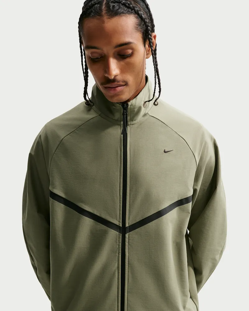 Nike Tech Dri-FIT Shori Strick-Trainingsjacke (Herren) - Grau Grau