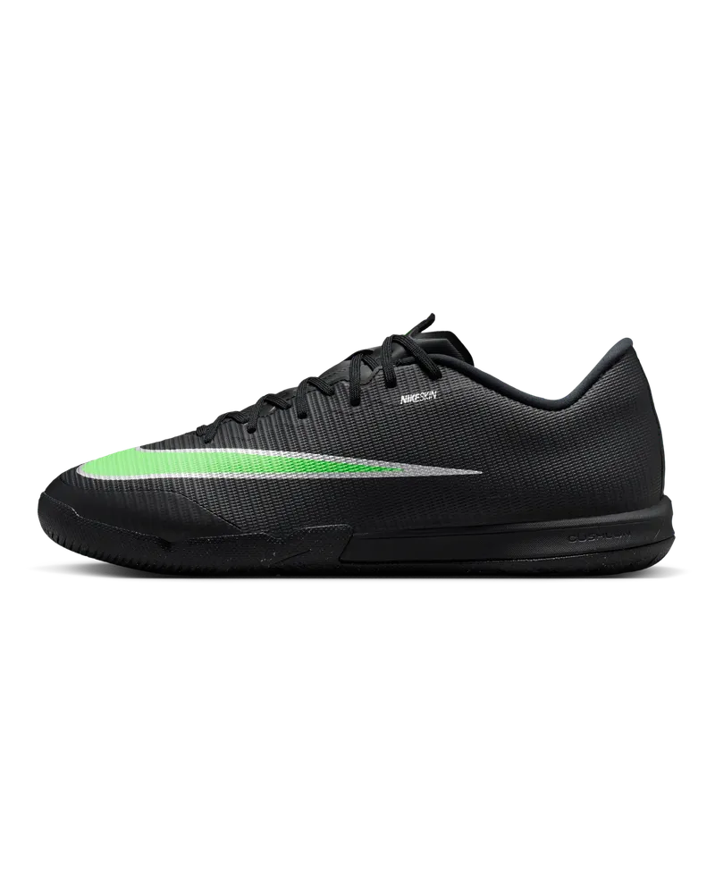 Nike Mercurial Vapor 17 Academy Low-Top-Fußballschuh für Hallen- und Hartplätze - Schwarz Schwarz