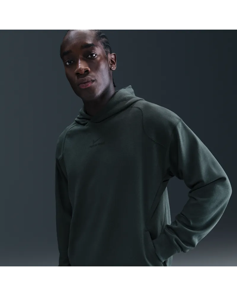 Nike Pro Mid-Layer Trainings-Hoodie mit Dri-FIT-Technologie (Herren) - Grün Grün