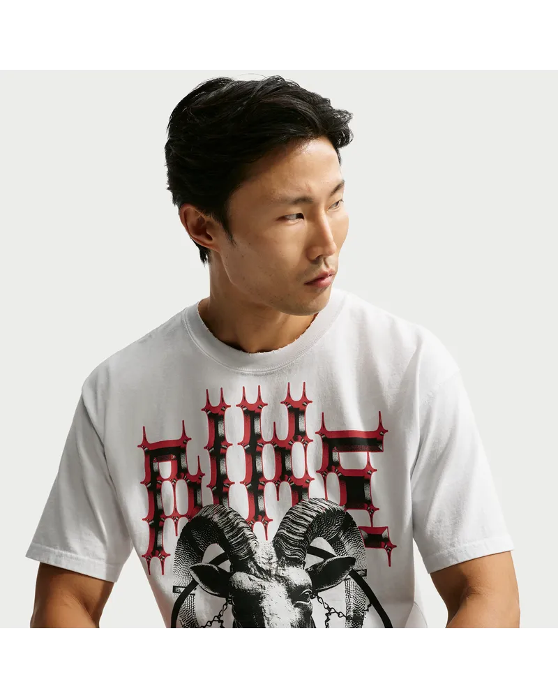 Nike Basketball-T-Shirt (Herren) - Weiß Weiß