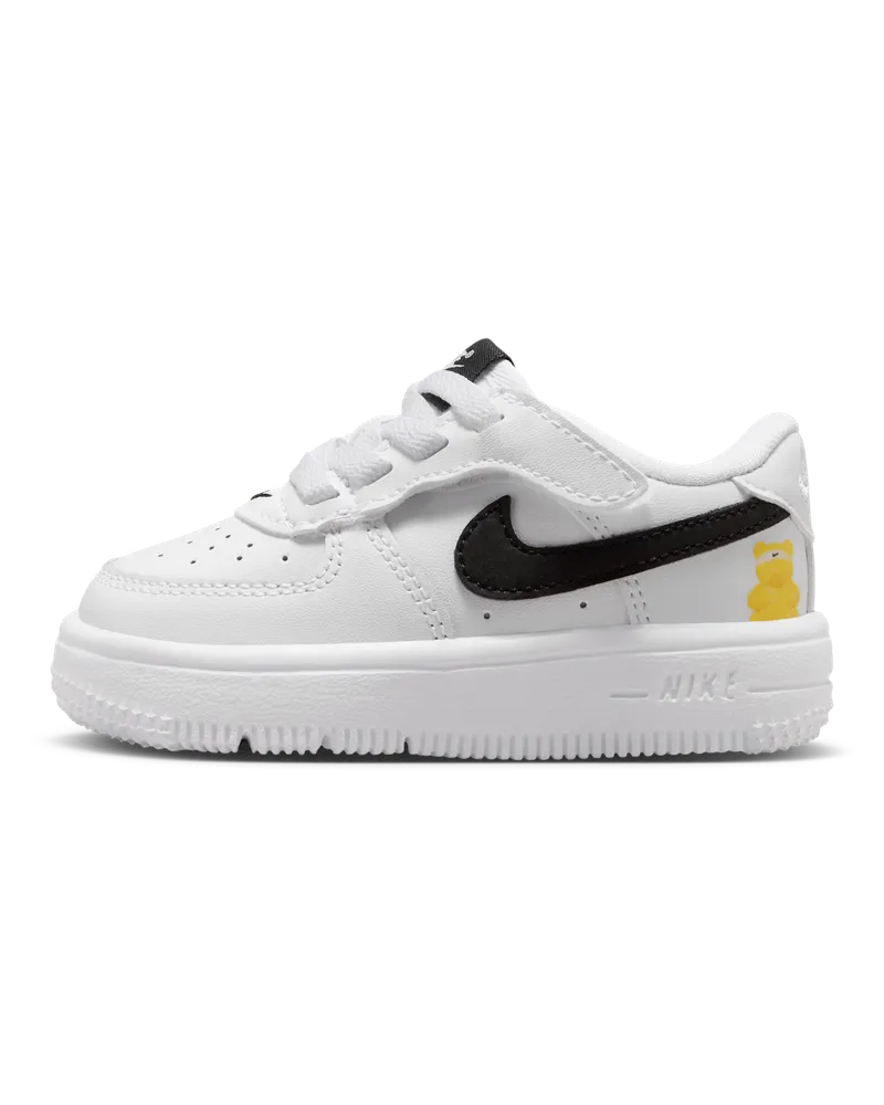 Nike Force 1 Low EasyOn Schuh (Babys/Kleinkinder) - Weiß Weiß