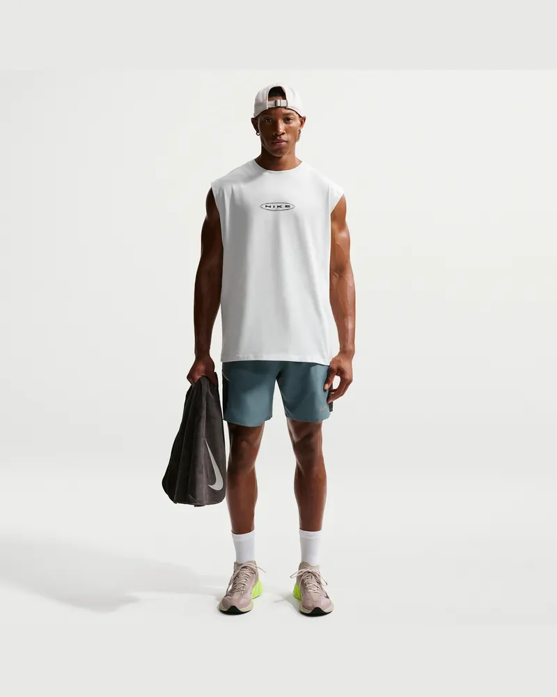 Nike Miler Dri-FIT Laufshorts mit Futter (ca. 18 cm) (Herren) - Grau Grau