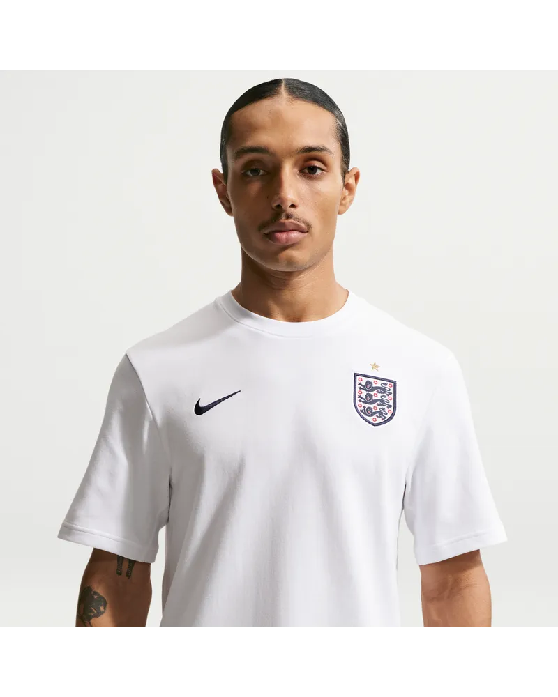 Nike England  Dri-FIT Primary-Fußball-T-Shirt (Herren) - Weiß Weiß