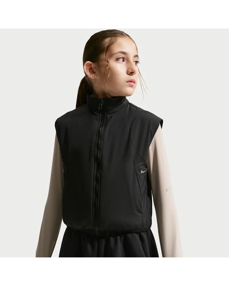 Nike Mavn STORM-FIT Weste (Mädchen) - Schwarz Schwarz