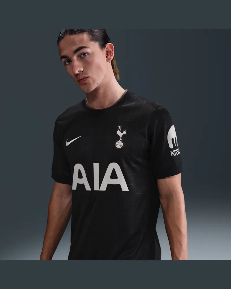 Nike Tottenham Hotspur 2025/26 Stadium Away  Dri-FIT Replika-Fußballtrikot (Herren) - Schwarz Schwarz