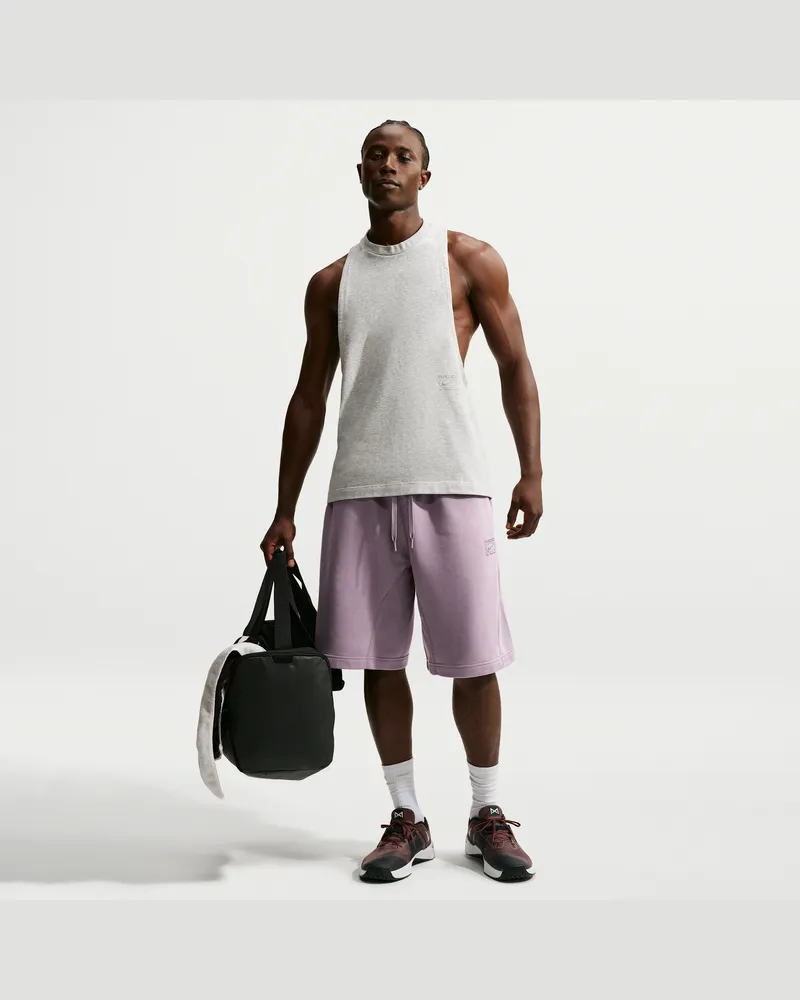 Nike N.A.C. Dri-FIT Fleece-Trainingsshorts (Herren) - Lila Lila
