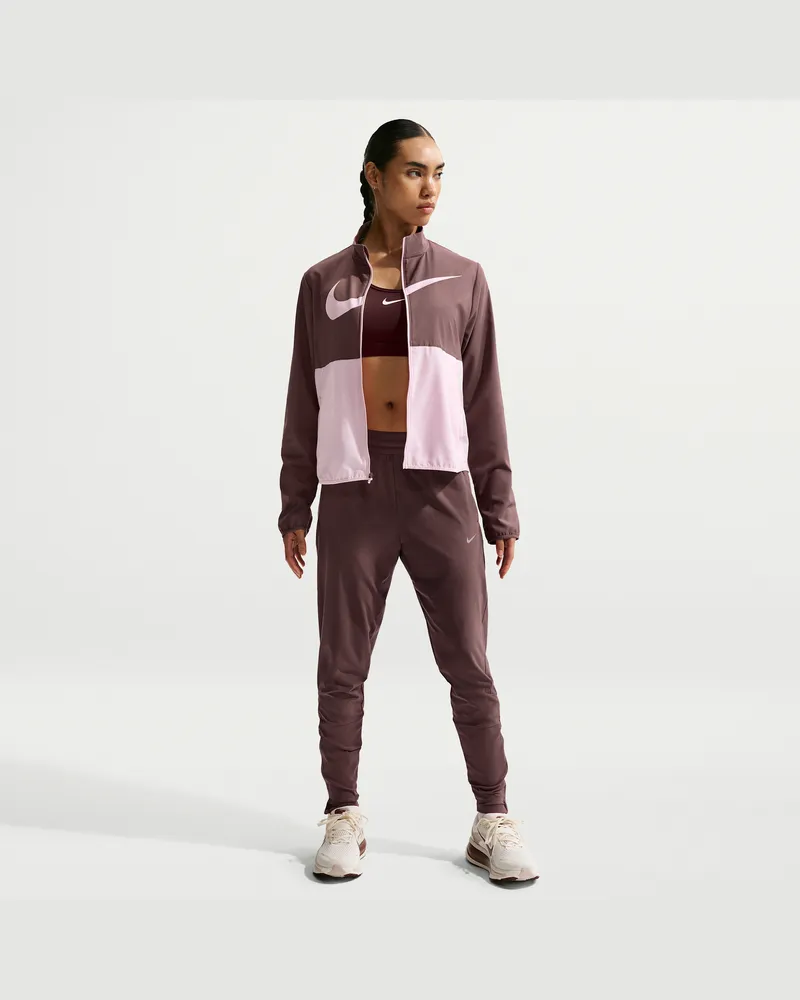 Nike Swift Laufhose mit mittelhohem Bund und Dri-FIT-Technologie (Damen) - Lila Lila