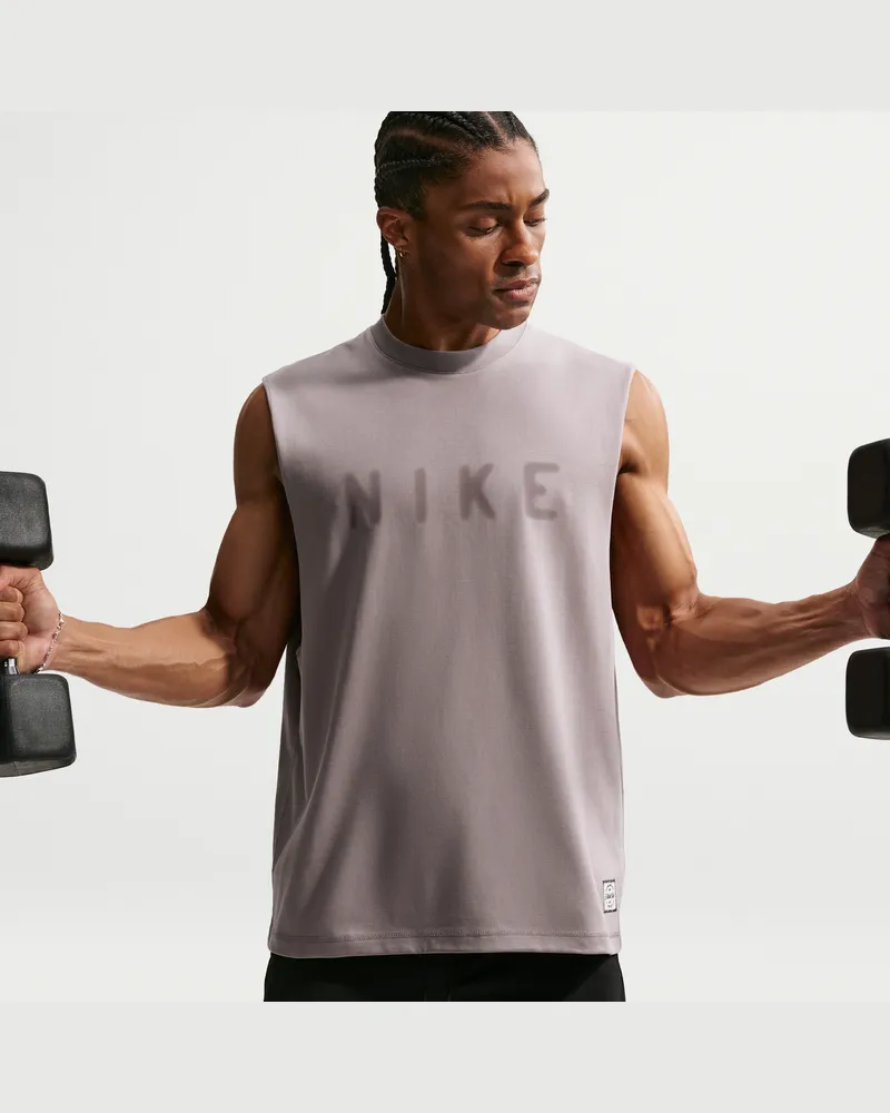 Nike N.A.C. Dri-FIT Trainings-Tanktop (Herren) - Grau Grau