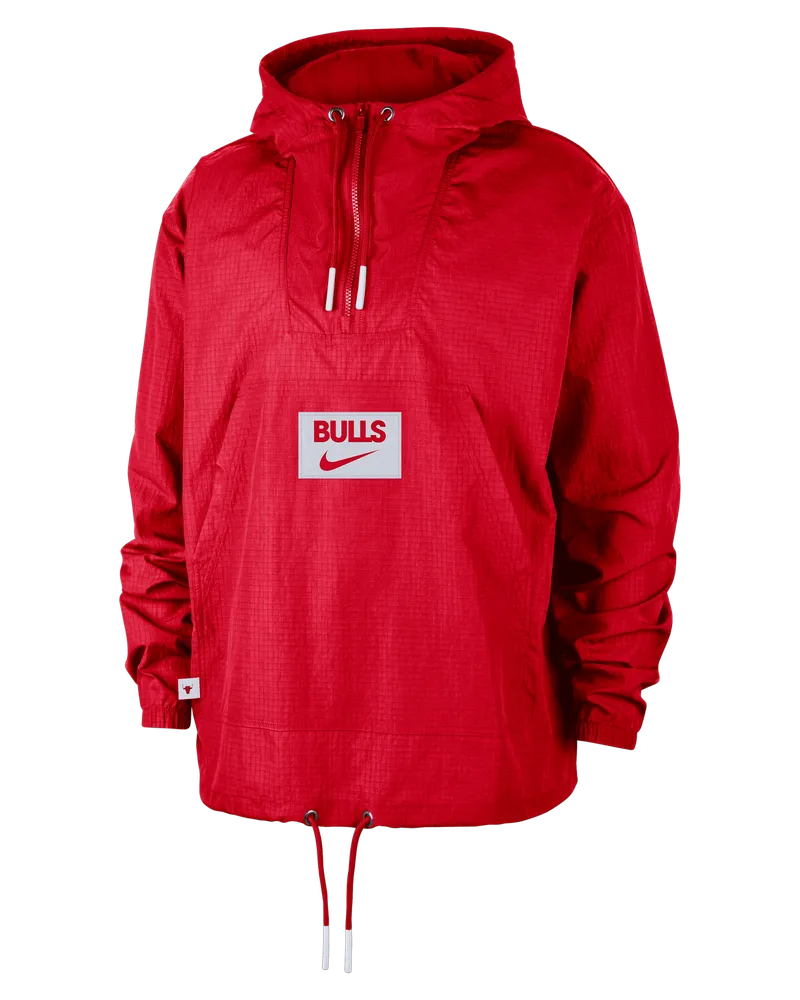 Nike Chicago Bulls Club Courtside  NBA-Anorak (Herren) - Rot Rot